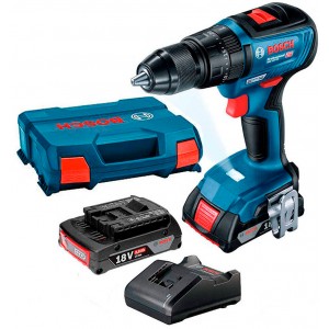 Аккумуляторная ударная дрель-шуруповерт Bosch GSB 18V-50 Professional, 2 АКБ 2 А/ч