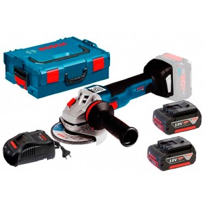 Акумуляторна Кутова шліфмашина Bosch GWS 18V-10 Professional L-Boxx