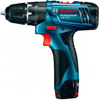 Аккумуляторная ударная дрель-шуруповерт Bosch GSB 120-Li, 2 акб