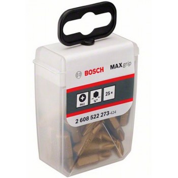Набір біт Bosch TicTac Box PH2 Max Grip, 25 мм, 25 шт