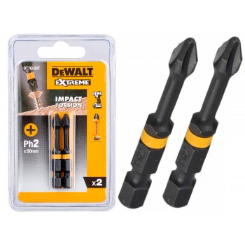 Біта IMPACT TORSION EXTREME Ph2 DeWALT 50 мм, 2 шт