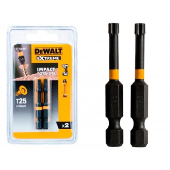 Біта IMPACT TORSION EXTREME T25 DeWALT 50 мм, 2 шт