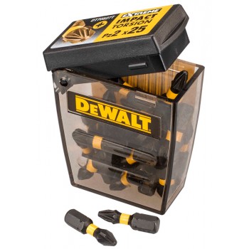 Біта IMPACT TORSION EXTREME PZ2 DeWALT 25 мм, 25 шт