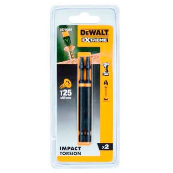 Біта IMPACT TORSION EXTREME T25 DeWALT 89 мм, 2 шт