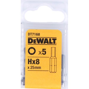 Торсіонна біта H8 DeWALT 25 мм, 5 шт