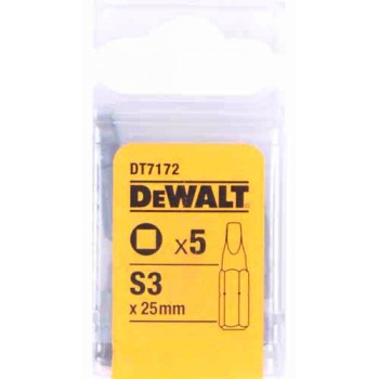 Торсіонна біта S3 DeWALT 25 мм, 5 шт