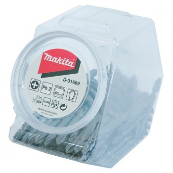 Набір двосторонніх біт Makita PH2 (100 шт)