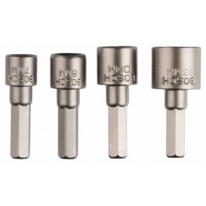 Набір торцевих головок Bosch, 7,8,10,13 мм