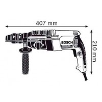 Перфоратор Bosch Professional GBH 2-26 DFR у валізі з БЗП