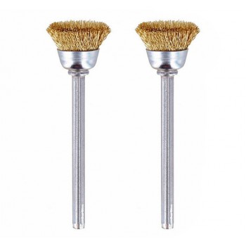 Щітка м'яка з латуні Dremel 13 мм (536) 2 шт